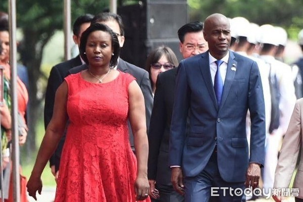 ▲海地總統摩依士曾於2018年訪台。（資料照／記者林敬旻攝）