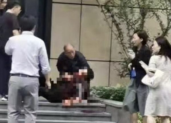▲▼上海市政設計院副所長傳被割喉致死。（圖／翻攝自Twitter）