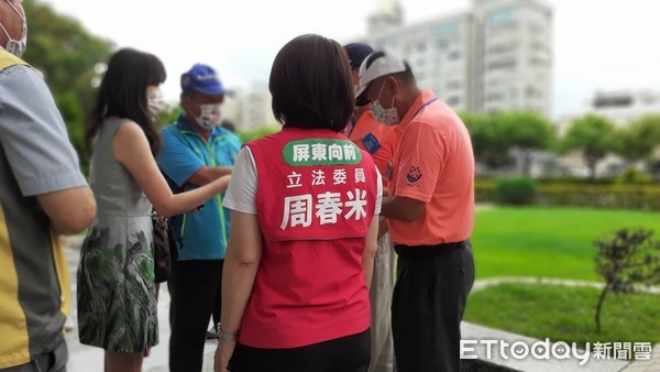 ▲國際扶輪3510地區今(8)日代表捐贈篩檢站給屏東地區醫院，資深社員周春米獲邀參加            。（圖／周春米服務團隊提供，以下同）