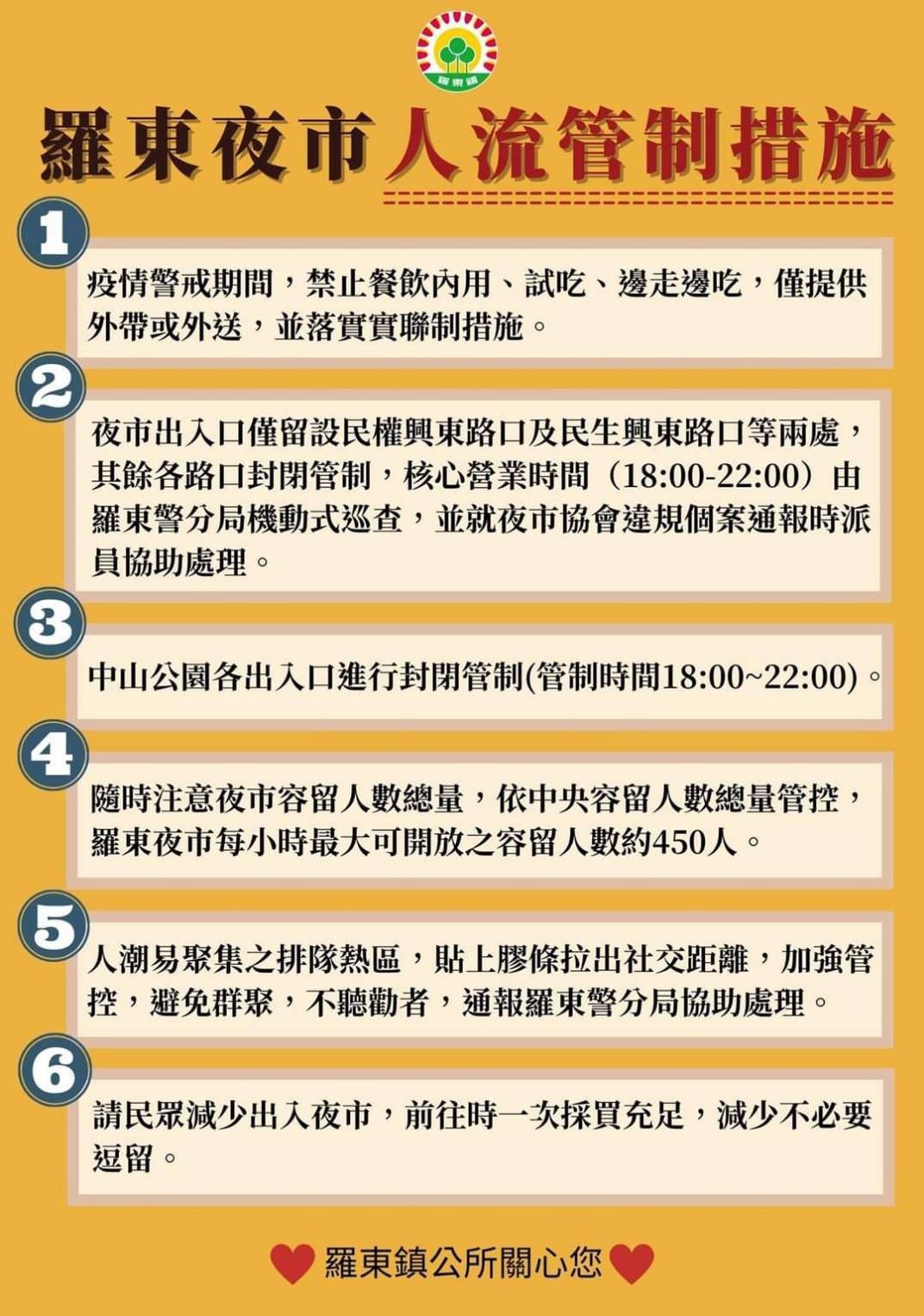 ▲▼宜蘭羅東夜市不跟進微解封。（圖／記者游芳男翻攝）