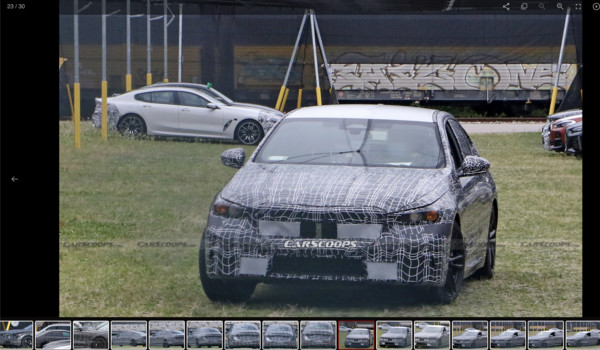▲下一代BMW 5系列G60間諜照。（圖／翻攝自Carscoops）