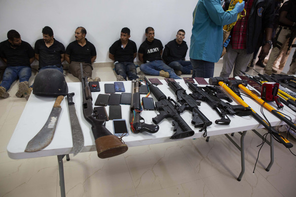 ▲▼暗殺海地總統的嫌犯有17人出身哥倫比亞軍人。（圖／達志影像／美聯社）