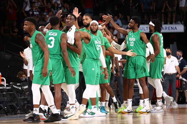 ▲奈及利亞男籃有8名球員，熱身賽首戰打敗美國隊             。（圖／CFP）