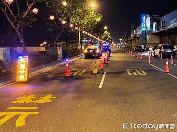 ▲台南市警三分局強力取締酒駕，保障用路人安全。（圖／記者林悅翻攝，下同）