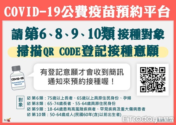 ▲台南市長黃偉哲請6、8、9、10類市民，向1922系統預約登記，以爭取疫苗配發施打。（圖／記者林悅翻攝，下同）