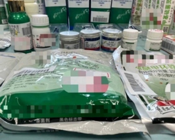 ▲海巡署彰化查緝隊破獲販售非法偽農藥。（圖／海巡署彰化查緝隊提供）