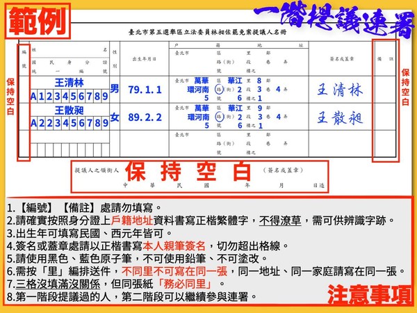 「清林散昶」開跑！林昶佐罷免3站點曝光　第一階拚5000份連署書 | E