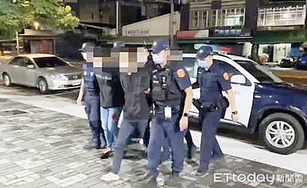 ▲中壢警分局循線逮捕王姓男子等人涉嫌砸毀炸雞店與設施，移送桃檢偵辦。（圖／記者沈繼昌翻攝）