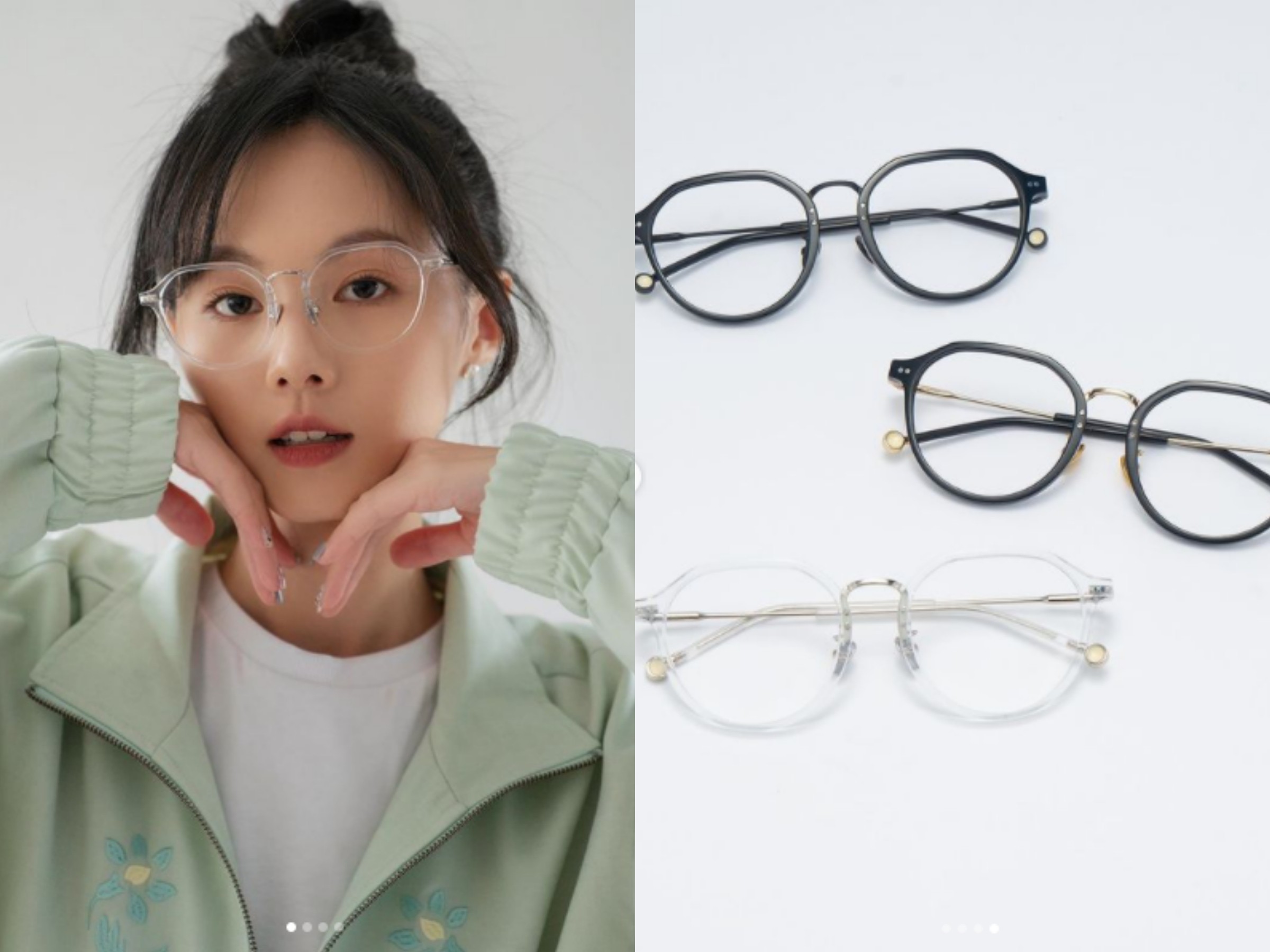 ▲韓劇出現眼鏡款式 。（圖／品牌提供）