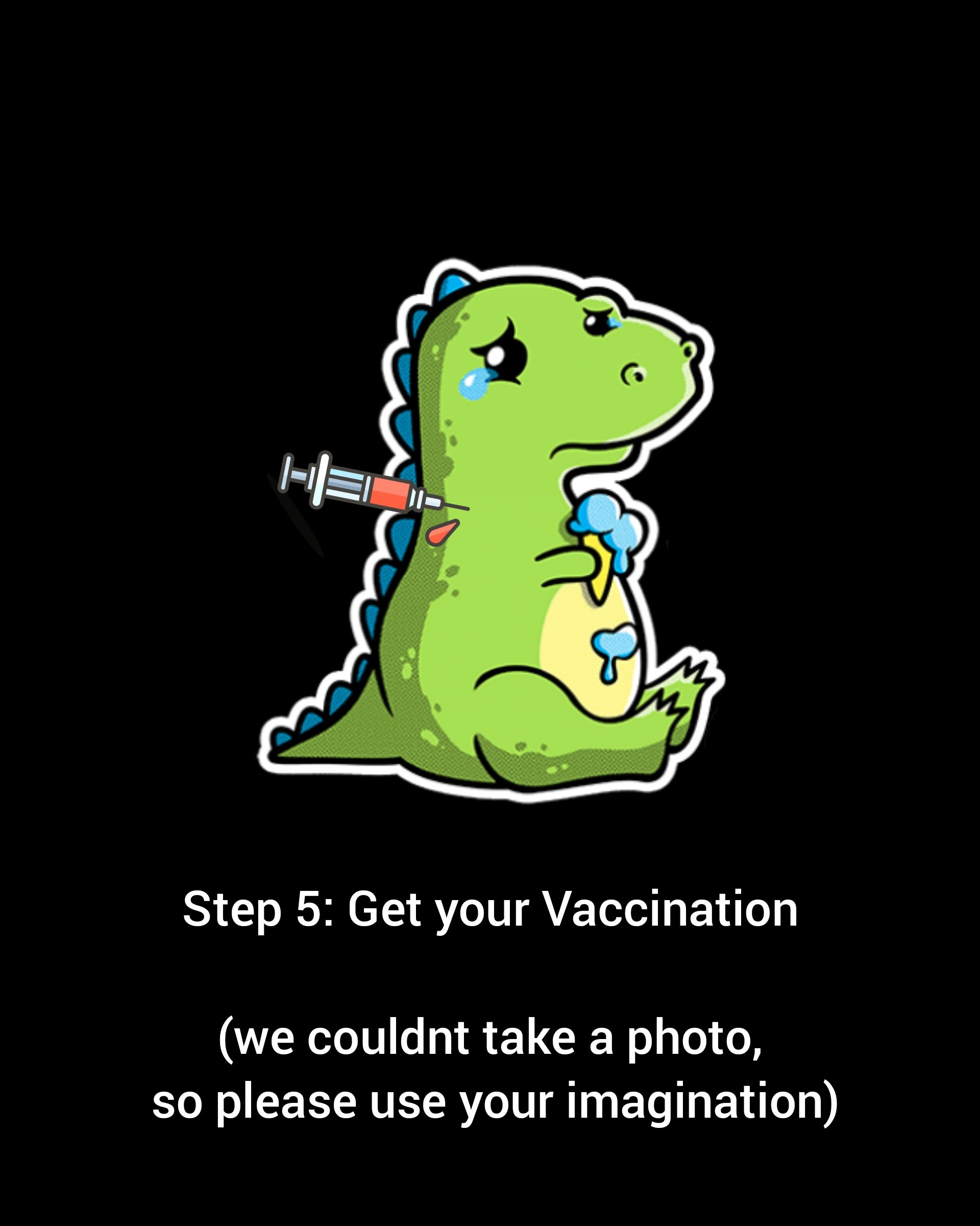 ▲▼馬來西亞男子穿恐龍裝打疫苗。（圖／翻攝自twitter／@BCCKSarawak）