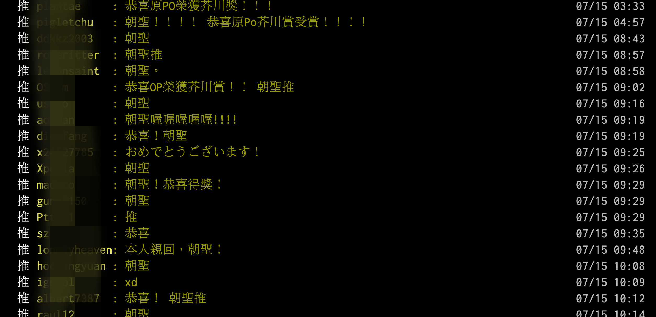▲▼台灣首位拿下日本「芥川獎」的得主李琴峰，2019年在批踢踢文章被網友翻出來朝聖。（圖／翻攝自批踢踢）