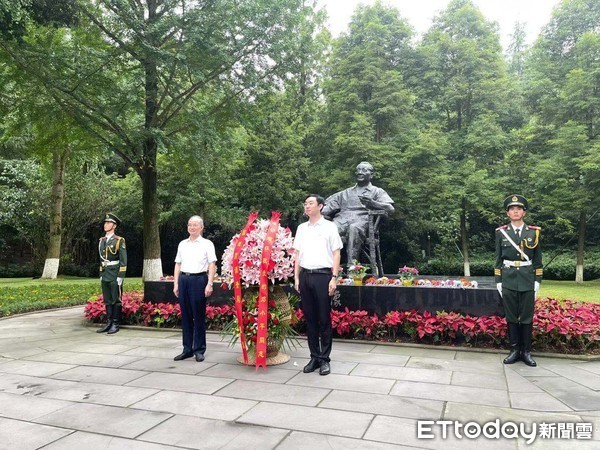 ▲▼鄧小平故里旅遊區、大陸領導人植樹懷念鄧小平             。（圖／記者任以芳攝）