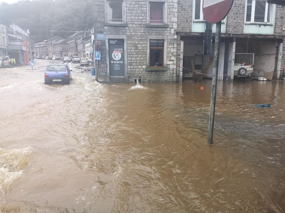 ▲▼暴雨在比利時引發洪災。（圖／路透）