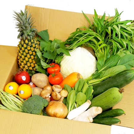 PChome 24h購物鄰家鮮生蔬果箱（圖／PChome 24h購物提供）