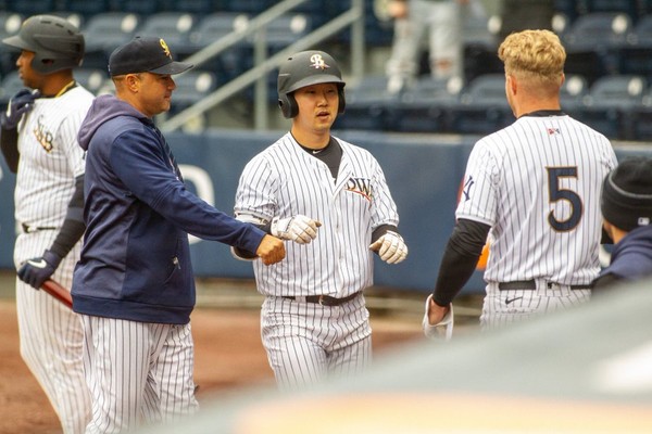 ▲洋基韓籍球員朴孝俊。（圖／翻攝自推特）