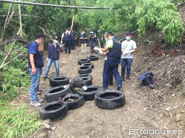 ▲保七總隊會同屏東林管處、高雄市警方查獲簡姓筍涉嫌縱火，訊後依法送辦            。（圖／記者陳崑福翻攝，以下同）