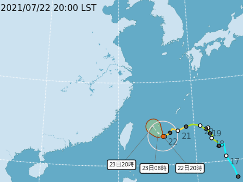  ▲▼烟花颱風。（圖／中央氣象局、翻攝NOAA）