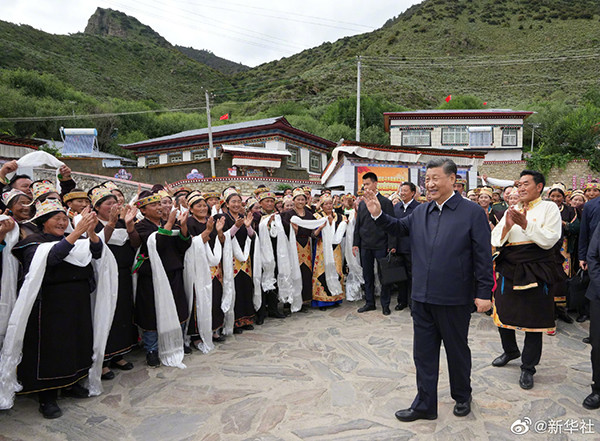 ▲▼2021年7月21日，習近平赴西藏考查調研。（圖／新華社）