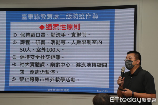 ▲台東縣27日起開放國中小校園及幼兒園學童到校上課。（圖／記者楊漢聲翻攝）