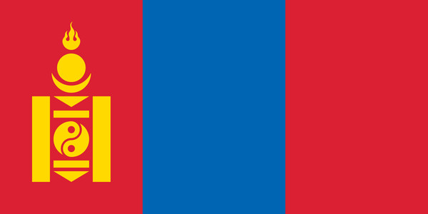 蒙古國旗。（圖／維基百科）