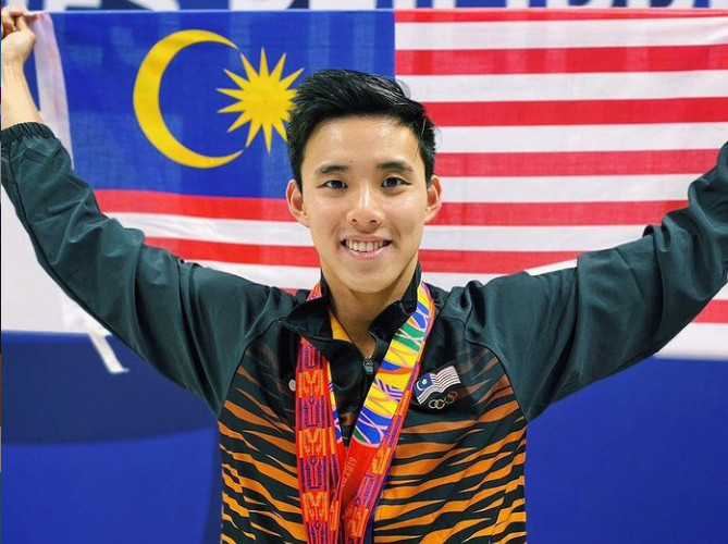 ▲▼馬來西亞24歲泳將沈威勝（Welson Sim）。（圖／翻攝自IG）