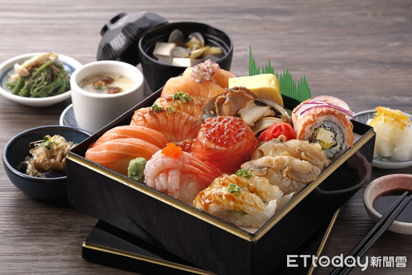 ▲欣葉日本料理個人握壽司套餐。（圖／欣葉提供）