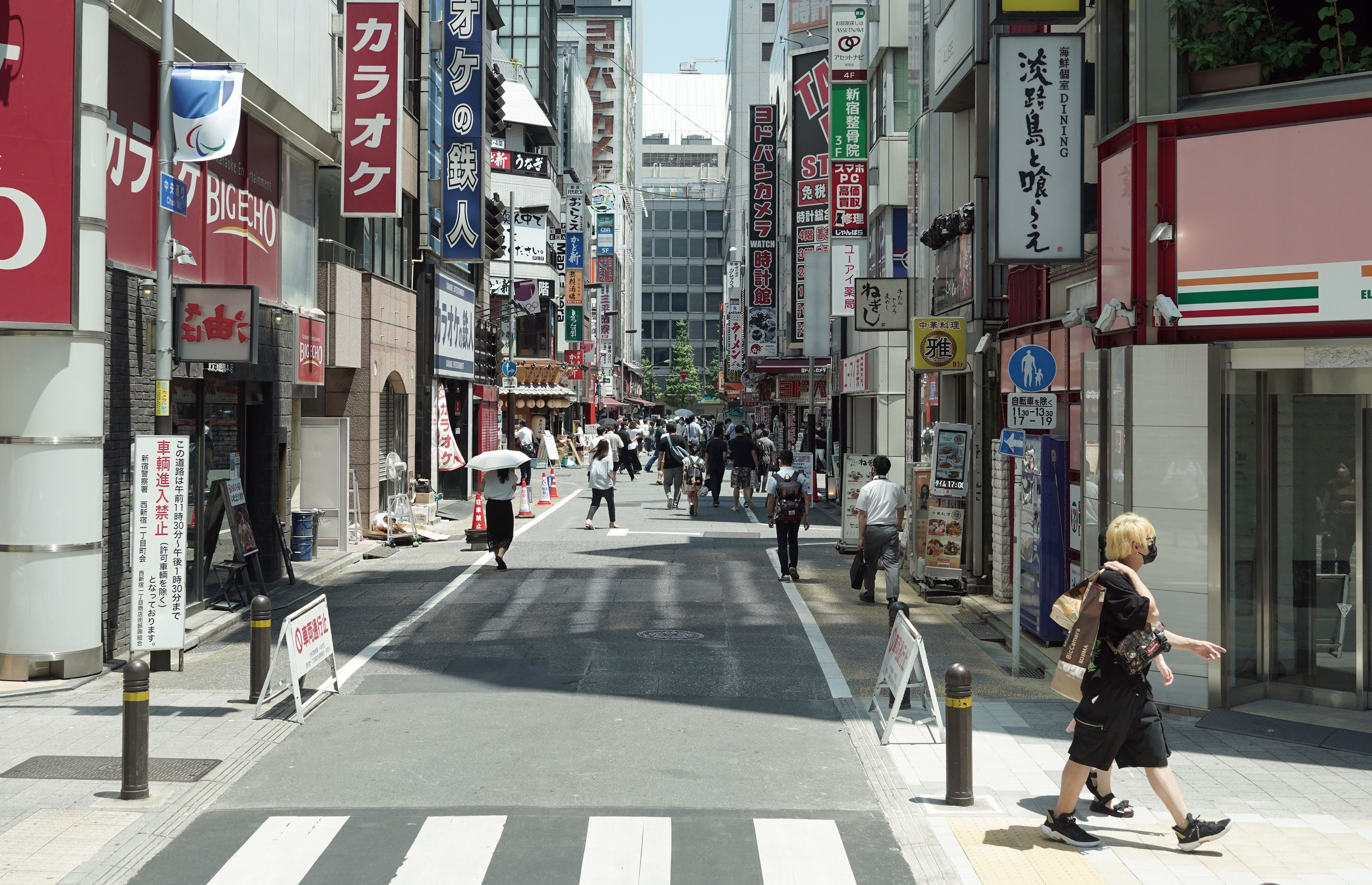 ▲▼奧運開幕前，疫情下的東京街頭。（圖／達志影像）