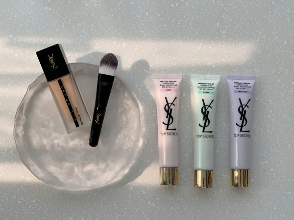 ▲▼ YSL、植村秀「全能妝前乳」一瓶3用。（圖／品牌提供、翻攝ＩＧ）