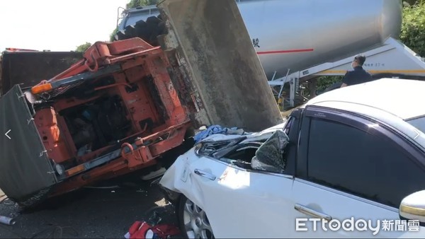 ▲▼瑞芳車禍。（圖／記者郭世賢翻攝）