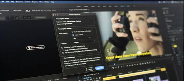 ▲Adobe Premiere Pro 正式推出語音轉文字字幕功能。（圖／Adobe提供）
