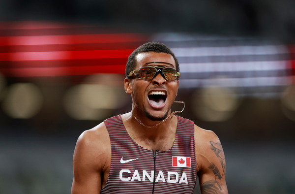 ▲▼加拿大短跑名將狄格拉斯奪下男子200公尺金牌。（圖／路透）