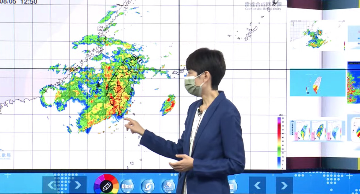 ▲▼颱風登陸中國後減弱，有機會再度重整增強。（圖／氣象局）