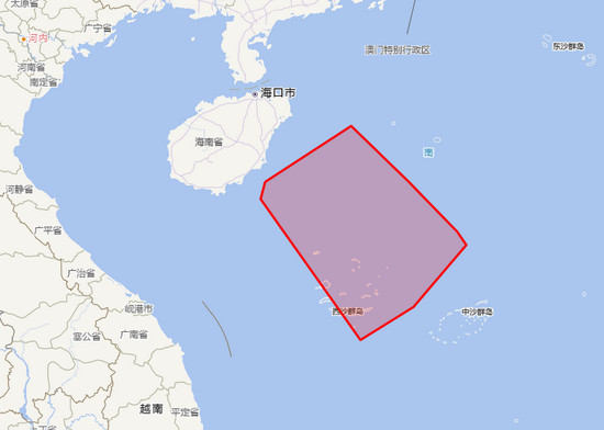 ▲▼中國海事局發布的航行禁區範圍。（圖／取自中國海事局）