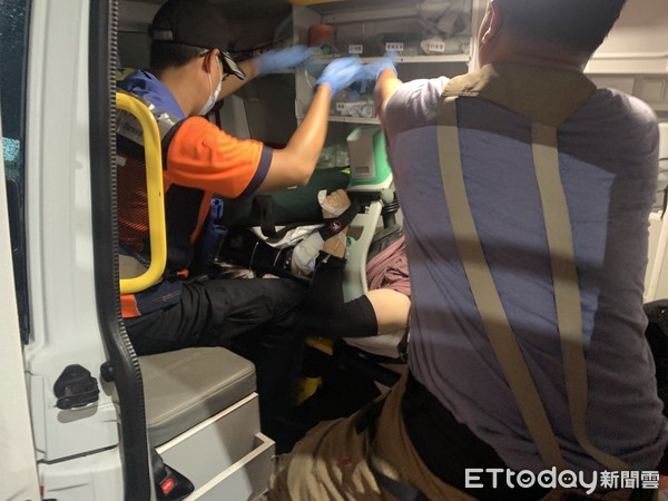 ▲▼ 台南工人遭電擊。（圖／記者林悅翻攝）