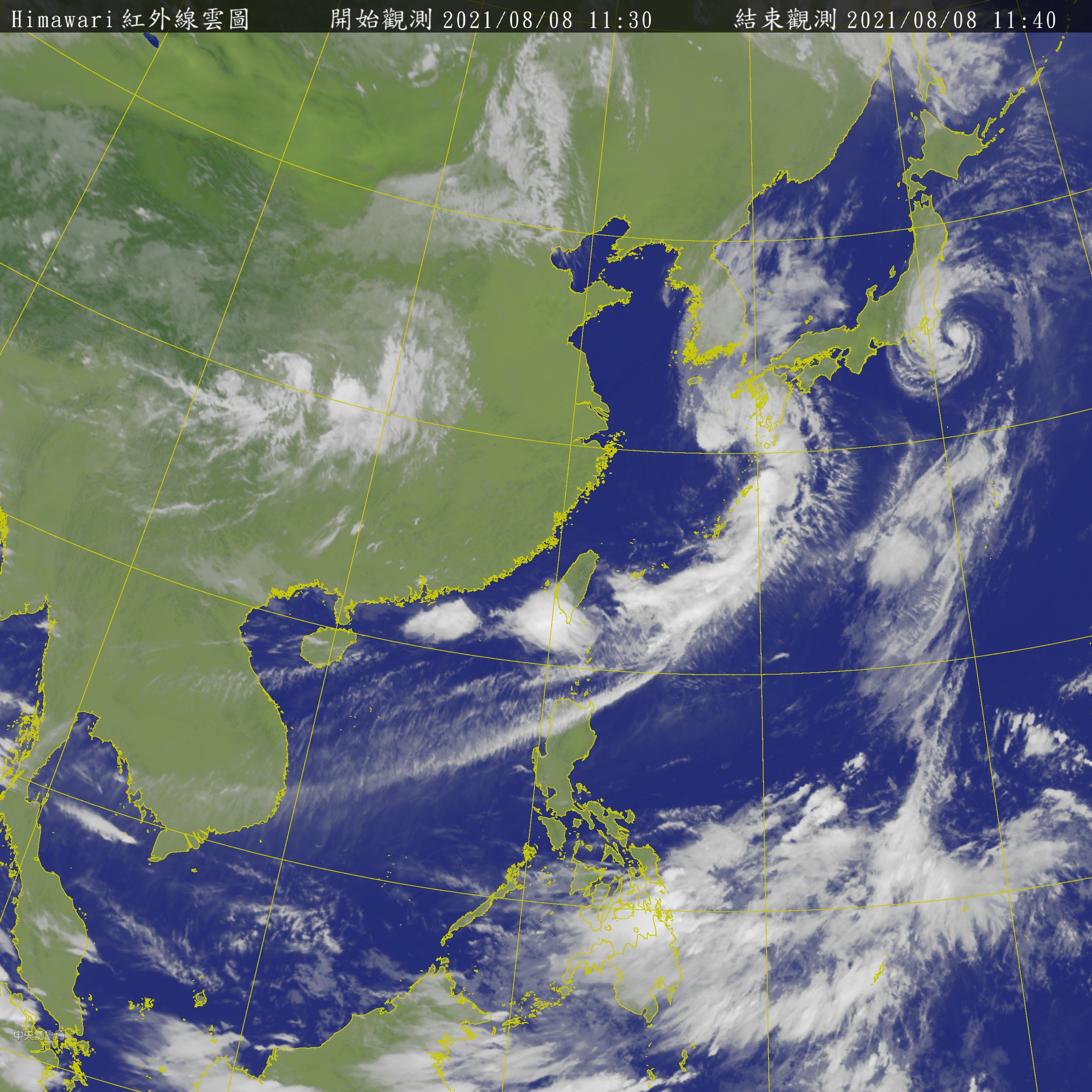 天氣圖。（圖／氣象局）