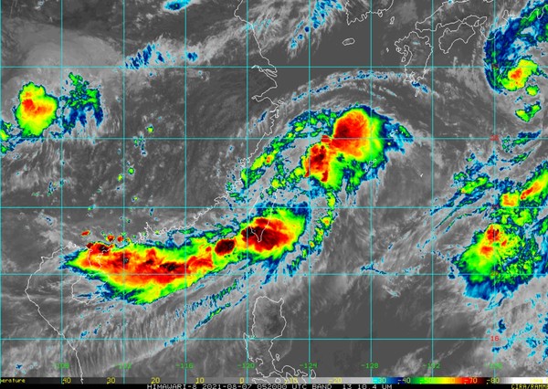 ▲▼原盧碧颱風重整中。（圖／翻攝RAMMB）