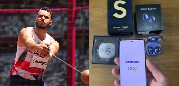 ▲▼英國鏈球選手坎貝爾將東奧紀念品掛在eBay拍賣，以籌募參加英聯邦運動會的資金。（組圖／路透、翻攝自@TaylorLC1996推特）
