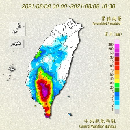 ▲▼豪雨特報 。（圖／氣象局提供）