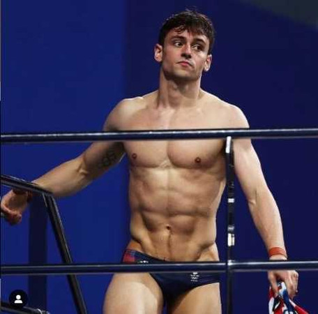 英國跳水選手湯姆戴利。（圖／翻攝自Tom Daley IG）