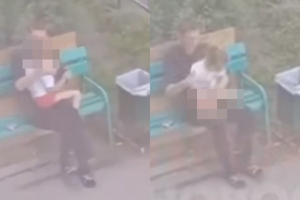 ▲▼  俄羅斯5歲女童遭性騷擾。（圖／翻攝自YouTube／Гений ютуба）