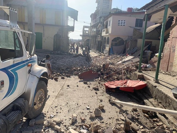 ▲▼2021/08/14海地地震。（圖／翻攝自Twitter）