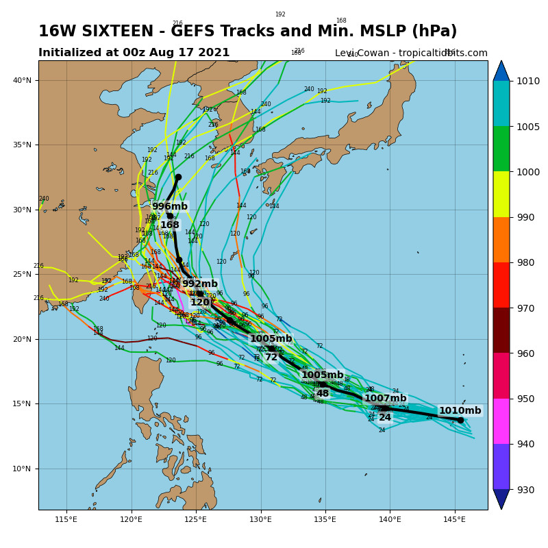 ▲▼             。（圖／中央氣象局、NCDR、翻攝NOAA、tropicaltidbits）