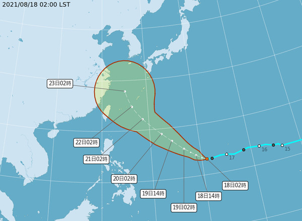 天氣圖。（圖／氣象局）