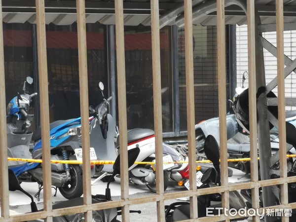 ▲▼台北市中華郵政公司發生一起墜落意外。（圖／記者黃彥傑攝）