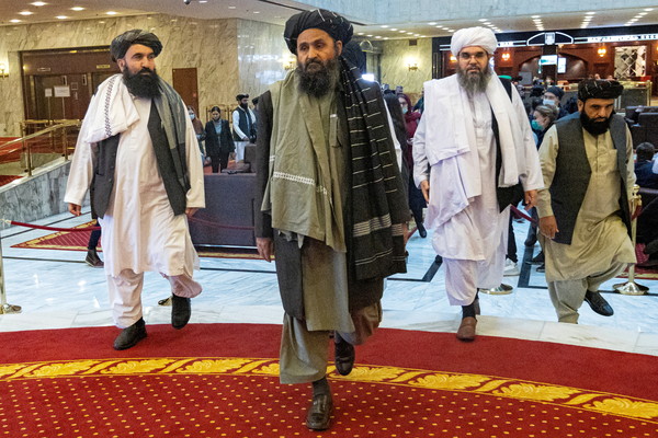▲▼ 塔利班領導層成員之一、談判代表巴拉達（Mullah Abdul Ghani Baradar）（圖／路透）
