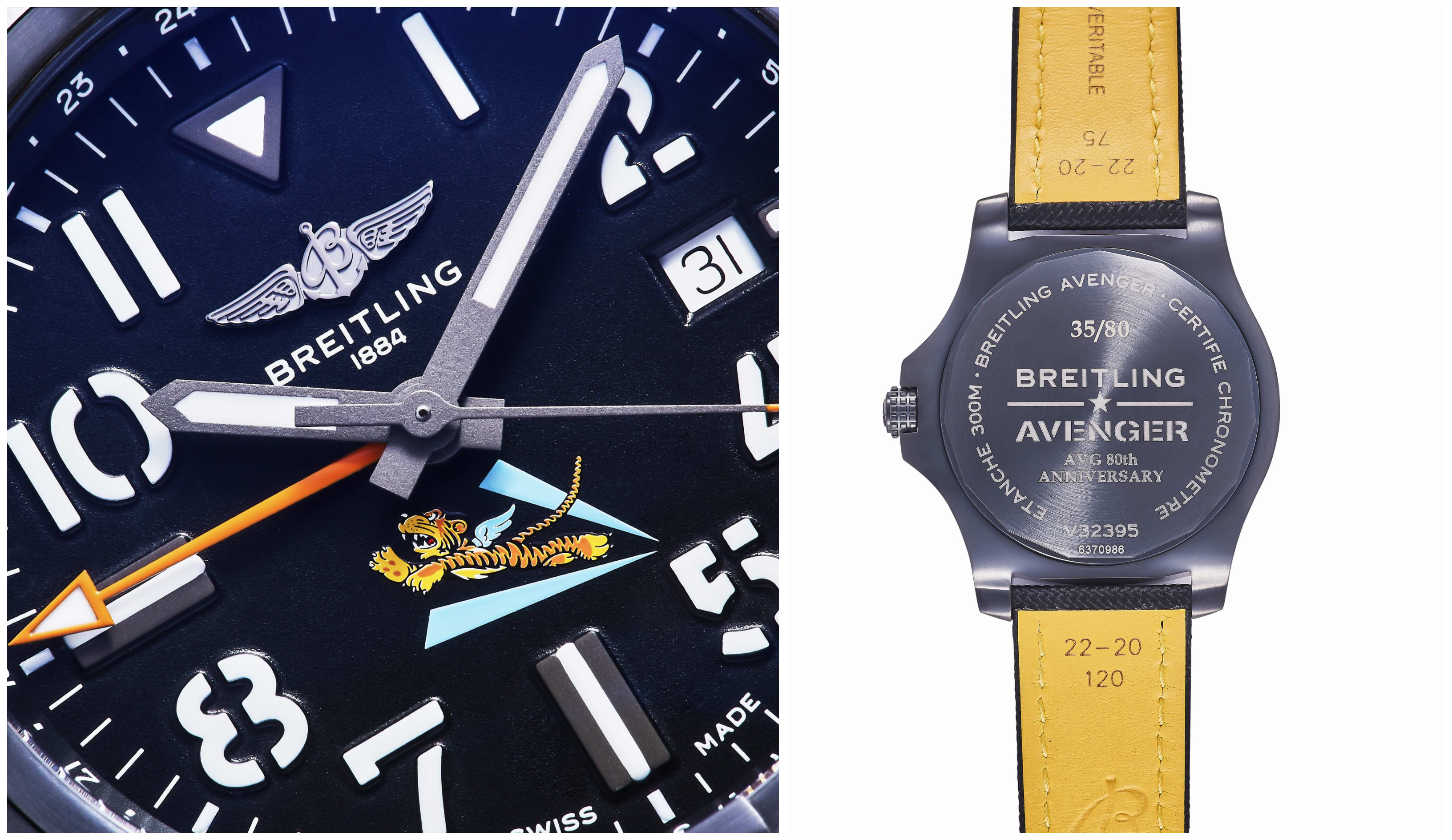 ▲百年靈 AVENGER AVG飛虎隊限量腕錶 。（圖／品牌提供）