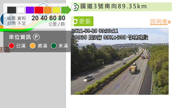 ▲國道關西南下89k事故　2小1大1緩衝車擦撞2人送醫。（圖／翻攝高速公路1968）