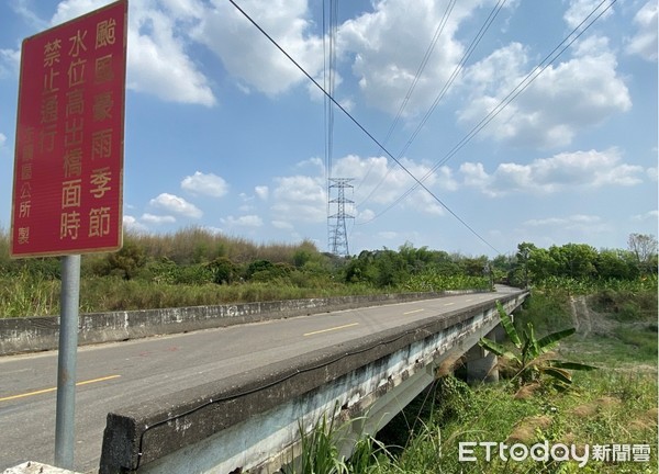 ▲台南市工務局指出，台南左鎮區三座危險橋梁獲中央補助改建，將加速辦理改建工程。（圖／記者林悅翻攝，下同）