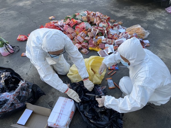 ▲▼越籍女走私肉製品驗出非洲豬瘟。（圖／應變中心提供）