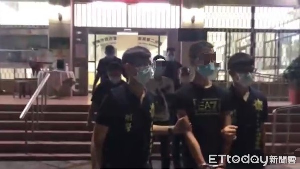 ▲台南市警二分局破獲江姓男子等8人涉嫌殺人未遂等罪嫌，依法移送台南地檢署偵辦。（圖／記者林悅翻攝，下同）